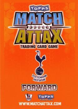 2009-10 Topps Match Attax Premier League Extra #NNO Jermain Defoe Back