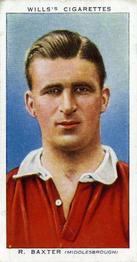 1939-40 Wills's Association Footballers #5 Robert Baxter Front