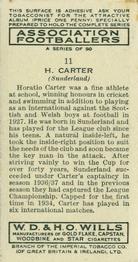 1939-40 Wills's Association Footballers #11 Horatio Carter Back