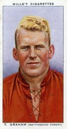 1939-40 Wills's Association Footballers #22 Thomas Graham Front