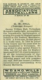1939-40 Wills's Association Footballers #23 George William Hall Back