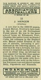 1939-40 Wills's Association Footballers #35 Joe Mercer Back
