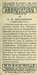 1939-40 Wills's Association Footballers #48 Ken Willingham Back