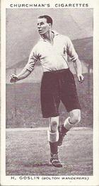 1938 Churchman's Association Footballers 1st Series #15 Henry Goslin Front
