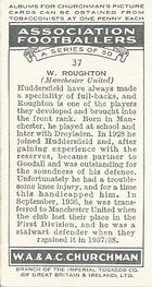 1938 Churchman's Association Footballers 1st Series #37 George Roughton Back
