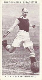 1938 Churchman's Association Footballers 1st Series #5 Ernie Callaghan Front
