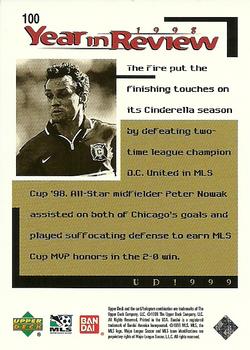 1999 Upper Deck MLS #100 Peter Nowak Back
