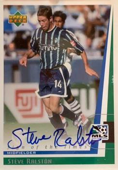 1999 Upper Deck MLS - Sign of the Times #SR Steve Ralston Front