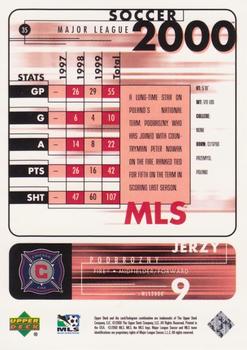 2000 Upper Deck MLS #35 Jerzy Podbrozny Back