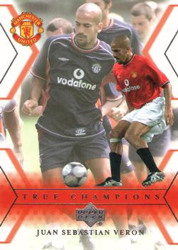 2001 Upper Deck Manchester United #127 Juan Sebastian Veron Front