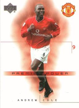 2001 Upper Deck Manchester United #54 Andy Cole Front