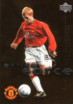 2001 Upper Deck Manchester United - Strike Force #SF1 Paul Scholes Front