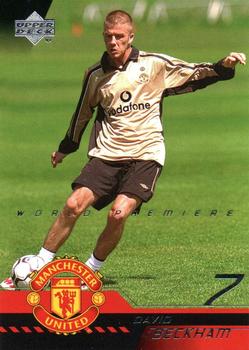 2001 Upper Deck Manchester United World Premiere #31 David Beckham Front
