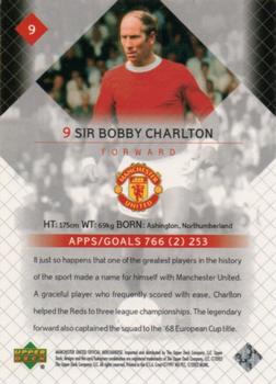 2002 Upper Deck Manchester United #9 Bobby Charlton Back