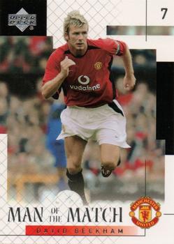 2002 Upper Deck Manchester United #35 David Beckham Front