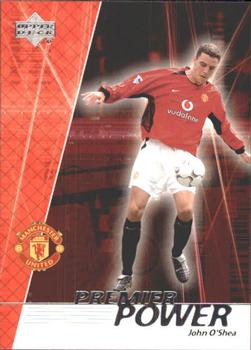 2002 Upper Deck Manchester United #64 John O'Shea Front