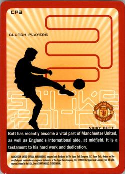 2003 Upper Deck Manchester United Strike Force - Clutch Players #CP3 Nicky Butt Back