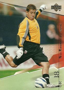 2004 Upper Deck MLS #45 Nick Rimando Front