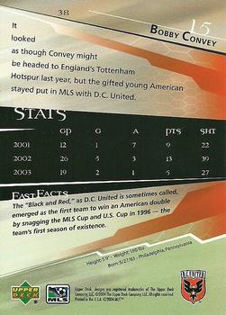 2004 Upper Deck MLS #38 Bobby Convey Back