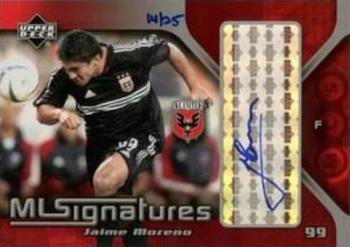 2005 Upper Deck MLS - MLSignatures #JO-S Jaime Moreno Front