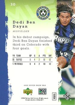 2006 Upper Deck MLS #30 Dedi Ben Dayan Back