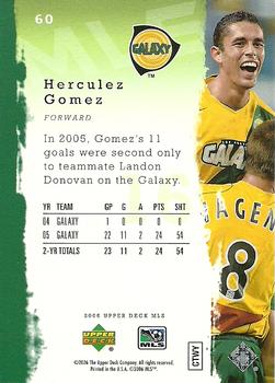 2006 Upper Deck MLS #60 Herculez Gomez Back