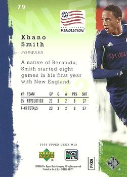 2006 Upper Deck MLS #79 Khano Smith Back