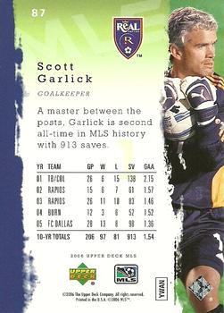 2006 Upper Deck MLS #87 Scott Garlick Back