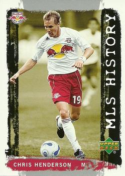 2006 Upper Deck MLS - History #HI-13 Chris Henderson Front