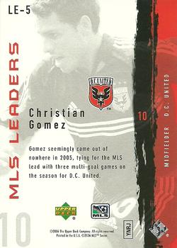 2006 Upper Deck MLS - Leaders #LE-5 Christian Gomez Back