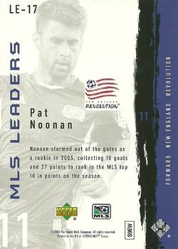 2006 Upper Deck MLS - Leaders #LE-17 Pat Noonan Back