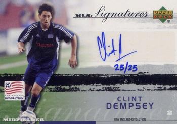 2006 Upper Deck MLS - Signatures #SIG-CD Clint Dempsey Front