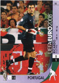 2008 Panini UEFA Euro #10 Ricardo Front