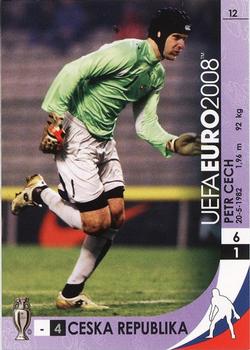 2008 Panini UEFA Euro #12 Petr Cech Front