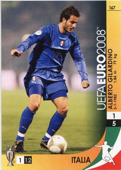 2008 Panini UEFA Euro #167 Alberto Gilardino Front