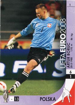 2008 Panini UEFA Euro #1 Artur Boruc Front