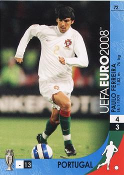 2008 Panini UEFA Euro #72 Paulo Ferreira Front