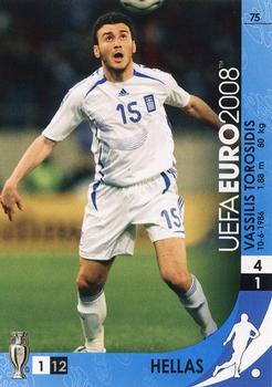 2008 Panini UEFA Euro #75 Vassilis Torosidis Front