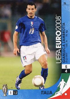 2008 Panini UEFA Euro #76 Gianluca Zambrotta Front