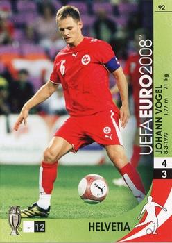 2008 Panini UEFA Euro #92 Johann Vogel Front