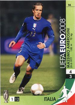 2008 Panini UEFA Euro #94 Massimo Ambrosini Front