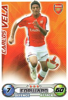 2008-09 Topps Match Attax Premier League Extra #NNO Carlos Vela Front