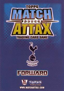 2008-09 Topps Match Attax Premier League Extra #NNO Jermain Defoe Back