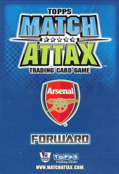 2008-09 Topps Match Attax Premier League Extra #NNO Emmanuel Adebayor Back
