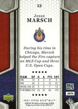 2007 Upper Deck MLS #12 Jesse Marsch Back