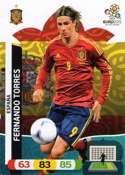 2012 Panini Adrenalyn XL Euro #NNO Fernando Torres Front