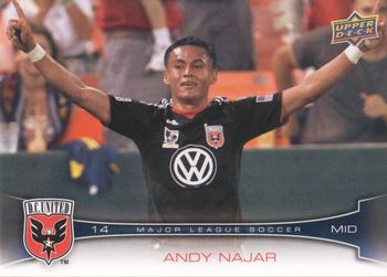 2012 Upper Deck MLS #21 Andy Najar Front