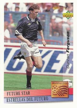 1993 Upper Deck World Cup Preview (English/Spanish) - Future Stars #FS20 Duncan Ferguson Front