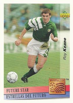 1993 Upper Deck World Cup Preview (English/Spanish) - Future Stars #FS3 Roy Keane Front