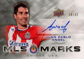 2012 Upper Deck MLS - MLS Marks #MA-JA Juan Pablo Angel Front